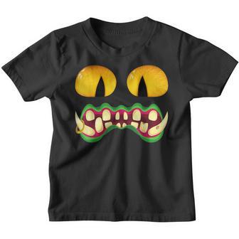 Mens Womens Cat Monster Face Halloween Costume Youth T-shirt - Thegiftio UK
