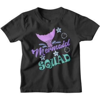 Mermaid Squad Of The Birthday Mermaid Tail Family Matching V6 Youth T-shirt - Thegiftio UK