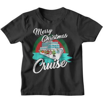 Merry Christmas Cruise Pajama Cool X-Mas Vacation Cruising Youth T-shirt - Thegiftio UK