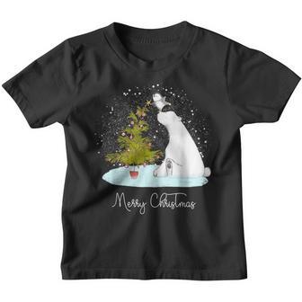 Merry Christmas - Cute Polar Bear Penguin Christmas Youth T-shirt - Thegiftio UK