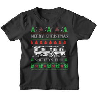 Merry Christmas Full Funny Holiday Ugly Youth T-shirt - Thegiftio UK