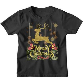 Merry Christmas Funny Christmas Reindeer For Men Women Kids Youth T-shirt - Thegiftio UK