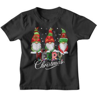Merry Christmas Gnome Family Christmas For Women Men Kids V18 Youth T-shirt - Thegiftio UK