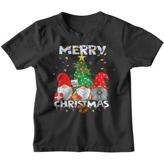 Merry Christmas Gnome Funny Family Xmas Boys Girl Kids Youth T-shirt - Thegiftio UK