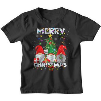 Merry Christmas Gnome Funny Family Xmas Boys Girls Kid V10 Youth T-shirt - Thegiftio UK
