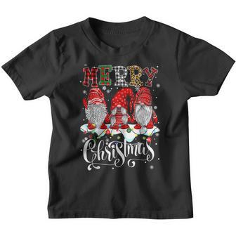 Merry Christmas Gnome Funny Family Xmas Boys Girls Kid V12 Youth T-shirt - Thegiftio UK