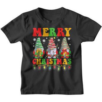 Merry Christmas Gnome Funny Family Xmas Boys Girls Kid V8 Youth T-shirt - Thegiftio UK