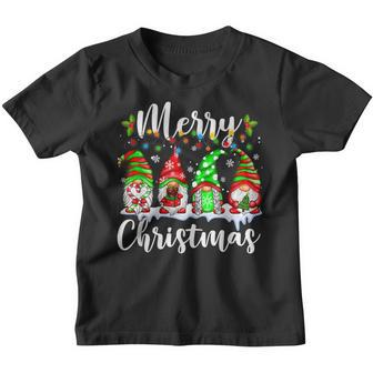 Merry Christmas Gnome Funny Family Xmas Kid Boys Girls V3 Youth T-shirt - Thegiftio UK