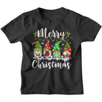 Merry Christmas Gnome Funny Family Xmas Kid Boys Girls Youth T-shirt - Thegiftio UK