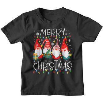 Merry Christmas Gnome Funny Family Xmas Kids Adults V10 Youth T-shirt - Thegiftio UK