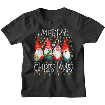 Merry Christmas Gnome Funny Family Xmas Kids Adults V7 Youth T-shirt - Thegiftio UK