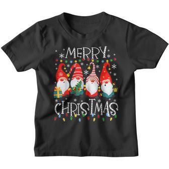 Merry Christmas Gnome Funny Family Xmas Kids Adults V8 Youth T-shirt - Thegiftio UK