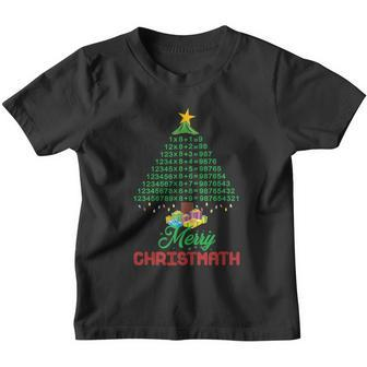Merry Christmath Merry Christmas Tree Math Funny Gifts Xmas Tshirt Youth T-shirt - Monsterry DE
