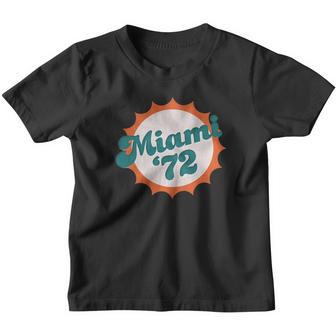 Miami 1972 Shirt Undefeated Sports Vintage Tee Youth T-shirt - Thegiftio UK