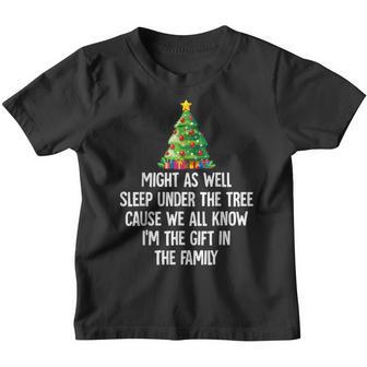 Might As Well Sleep Under The Tree Christmas Kids Women Men Youth T-shirt - Thegiftio UK