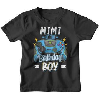 Mimi Of The Birthday Boy Matching Family Video Gamer Party Youth T-shirt - Thegiftio UK