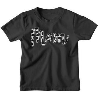 Mom Cow Pattern Birthday Girl Boy Farm Cow Birthday Youth T-shirt - Thegiftio UK