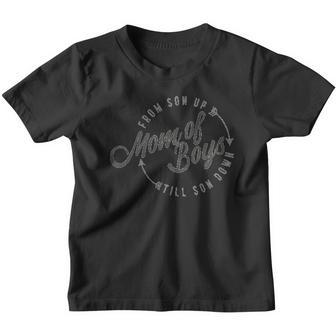 Mom Of Boys From Son P Till Son Down Youth T-shirt - Thegiftio UK