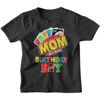 Mom Of The Birthday Boy Uno Mommy Mama 1St Bday Youth T-shirt - Thegiftio UK