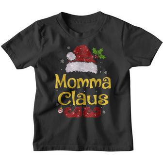 Momma Claus Christmas Family Matching Xmas Youth T-shirt - Thegiftio UK