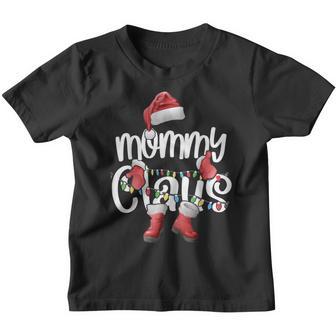 Mommy Claus Santa Funny Christmas Pajama Matching Family Youth T-shirt - Thegiftio UK