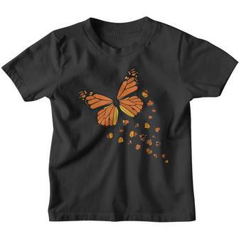 Monarch Butterfly Love Heart Gift For Women And Girls Youth T-shirt - Thegiftio UK