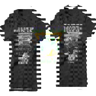 Monster Truck Boy Retro Vintage Monster Truck Youth T-shirt | Mazezy