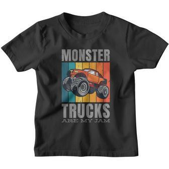 Monster Trucks Are My Jam Youth T-shirt - Monsterry