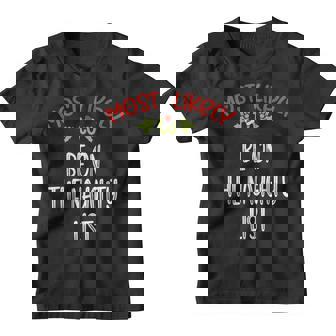 Most Likely To Christmas Be On The Naughty List Match Family Youth T-shirt - Thegiftio UK