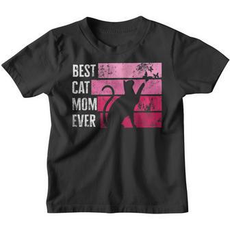 Mothers Day Cat Gifts For Women Best Cat Mom Ever Youth T-shirt - Thegiftio UK