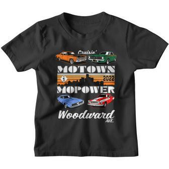 Motown Mopower 2022 Woodward Car Cruise Youth T-shirt - Monsterry