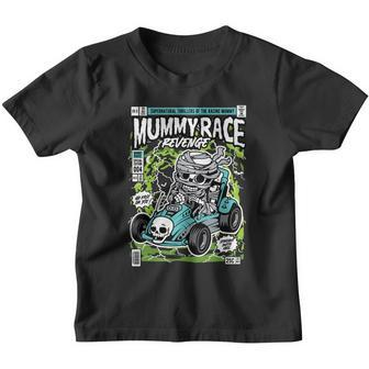 Mummy Car Racer Comic Cover Youth T-shirt - Monsterry