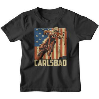 Mx Carlsbad Ca Motocross 1984 Retro Racing Youth T-shirt - Thegiftio UK