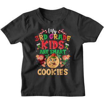 My 3Rd Grade Kids Are Smart Cookies Funny Teacher Christmas V2 Youth T-shirt - Thegiftio UK