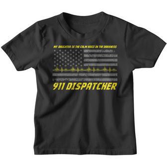 My Daughter Is A 911 Dispatcher V2 Youth T-shirt - Thegiftio UK