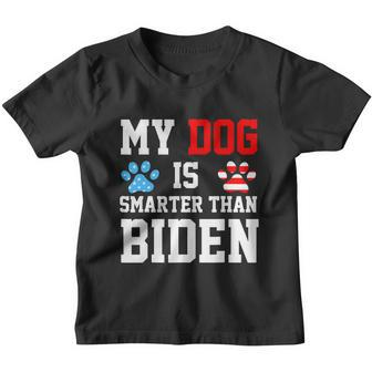 My Dog Is Smarter Than Biden V2 Youth T-shirt - Monsterry UK