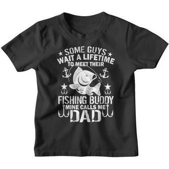 My Fishing Buddy Calls Me Dad V2 Youth T-shirt - Monsterry