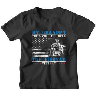 My Grandpa The Myth The Hero The Legend Vietnam Veteran V4 Youth T-shirt - Monsterry UK
