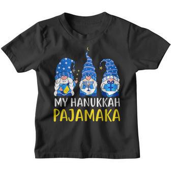 My Hanukkah Pajamakah Funny Chanukah Pajamas Pjs Women Kids V2 Youth T-shirt - Thegiftio UK