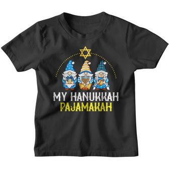 My Hanukkah Pajamakah Funny Chanukah Pajamas Pjs Women Kids Youth T-shirt - Thegiftio UK