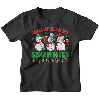 My Snowmies Christmas Teacher Kids Xmas Snowman Youth T-shirt - Thegiftio UK