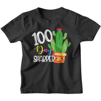 My Students Are 100 Days Sharper Cactus 100Th Day Of School Youth T-shirt - Thegiftio UK
