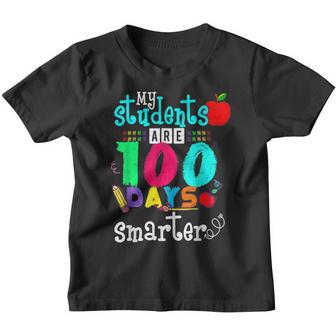 My Students Are 100 Days Smarter 100Th Day Of School Youth T-shirt - Thegiftio UK