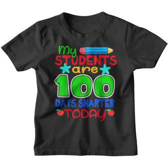 My Students Are 100 Days Smarter Today 100Th Day Of School V2 Youth T-shirt - Thegiftio UK