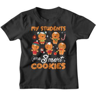 My Students Are Smart Cookies Christmas Teachers Kids Youth T-shirt - Thegiftio UK