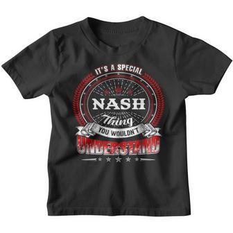 Nash Shirt Family Crest Nash T Shirt Nash Clothing Nash Tshirt Nash Tshirt Gifts For The Nash Youth T-shirt - Thegiftio UK