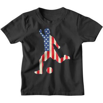 National America Flag Usa American Soccer Fan Kids Men Women Youth T-shirt - Thegiftio UK