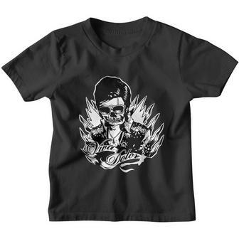 New Skulls Of Legend Cool Vector Design Youth T-shirt - Monsterry DE