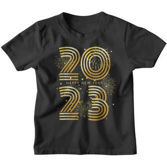 New Years Eve Party Supplies Kids Nye 2023 Happy New Year V2 Youth T-shirt - Thegiftio UK