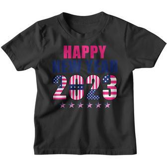 New Years Eve Party Supplies Kids Nye 2023 Happy New Year V4 Youth T-shirt - Thegiftio UK